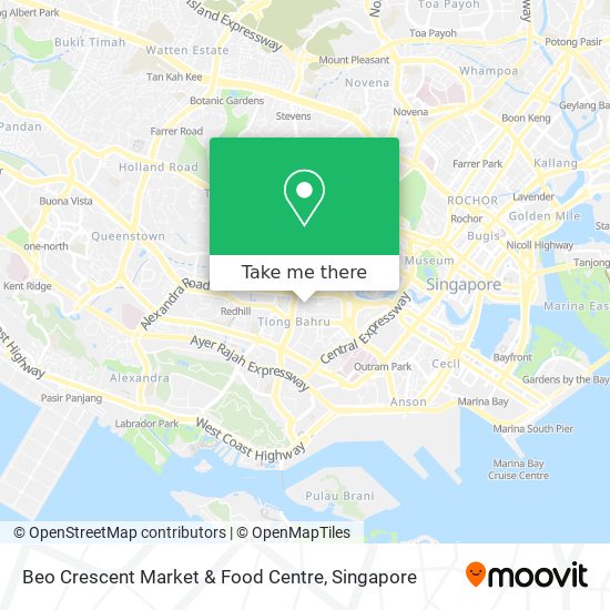 Beo Crescent Market & Food Centre map