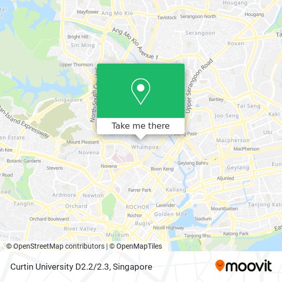 Curtin University D2.2/2.3 map