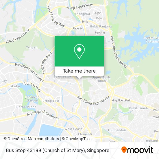 Bus Stop 43199 (Church of St Mary) map