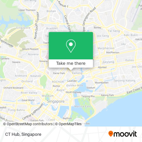 CT Hub map