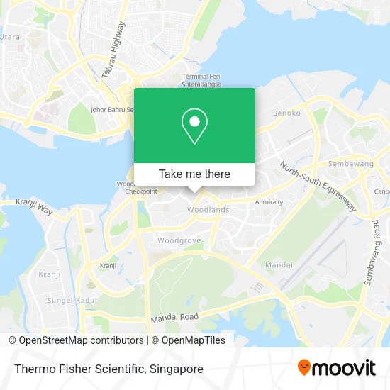 Thermo Fisher Scientific map