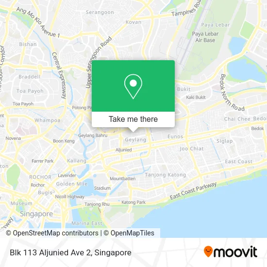 Blk 113 Aljunied Ave 2 map