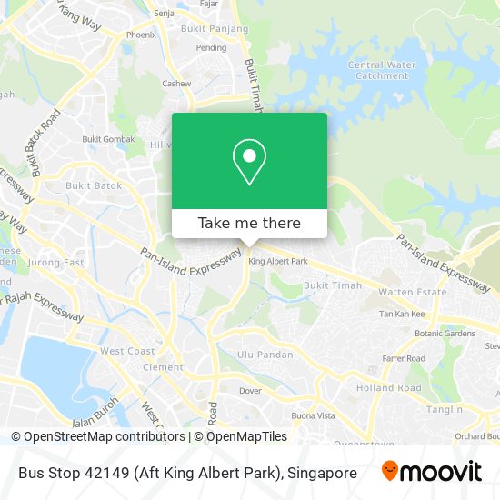 Bus Stop 42149 (Aft King Albert Park) map
