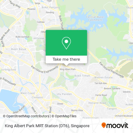 King Albert Park MRT Station (DT6)地图