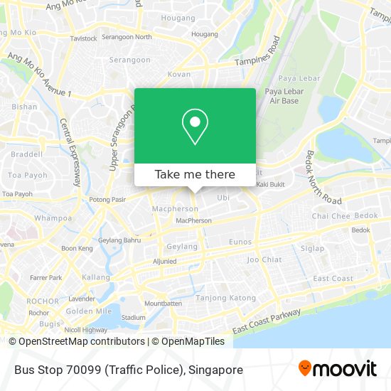 Bus Stop 70099 (Traffic Police) map