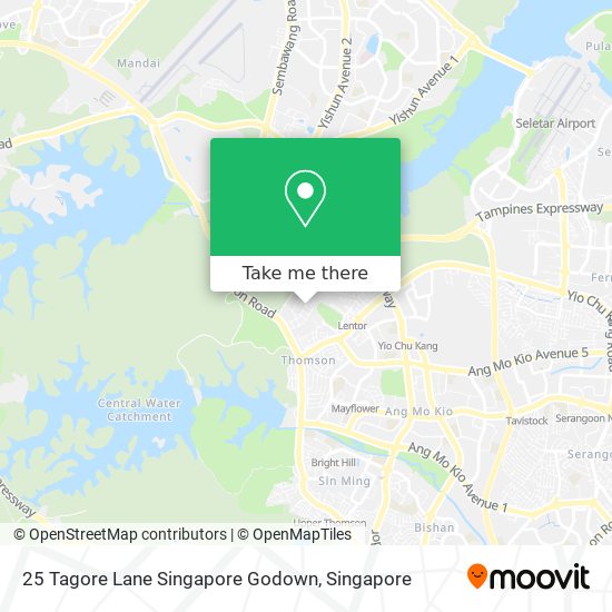 25 Tagore Lane Singapore Godown map