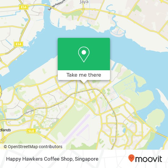 Happy Hawkers Coffee Shop map