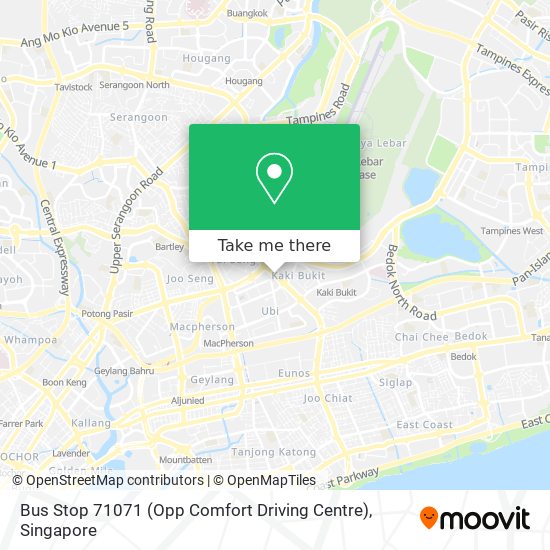 Bus Stop 71071 (Opp Comfort Driving Centre) map