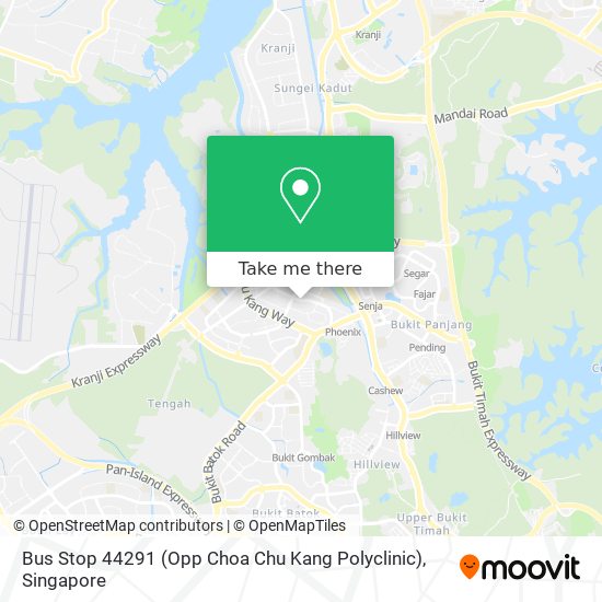 Bus Stop 44291 (Opp Choa Chu Kang Polyclinic)地图