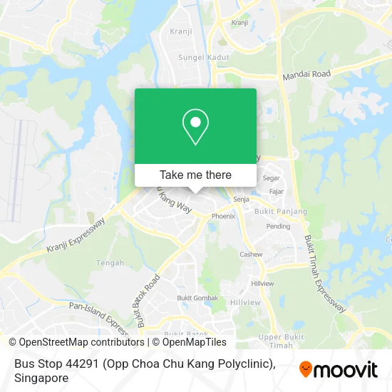 Bus Stop 44291 (Opp Choa Chu Kang Polyclinic) map