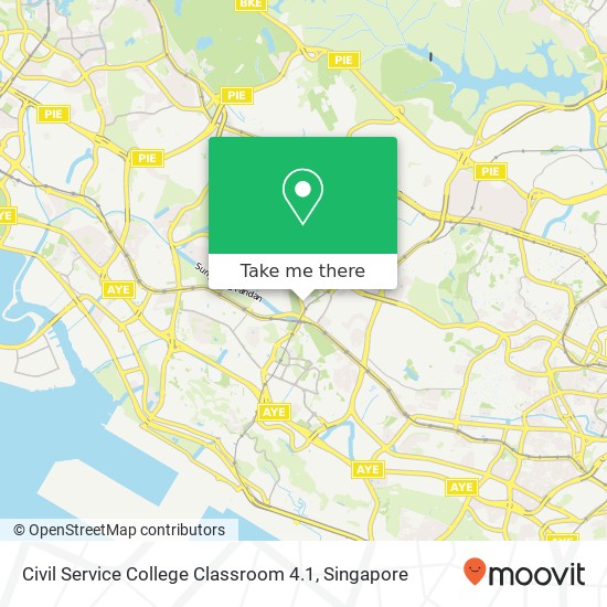 Civil Service College Classroom 4.1地图