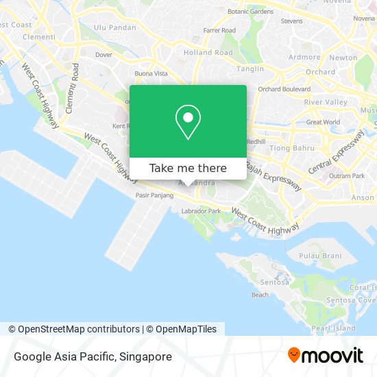 Google Asia Pacific地图