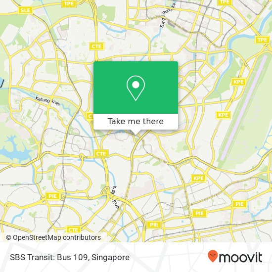 SBS Transit: Bus 109 map