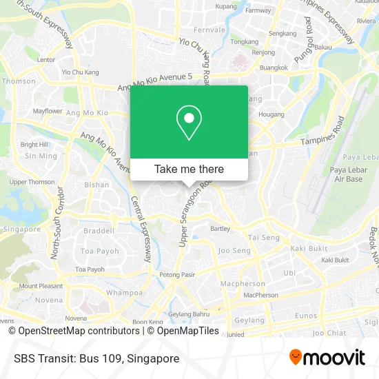 SBS Transit: Bus 109地图