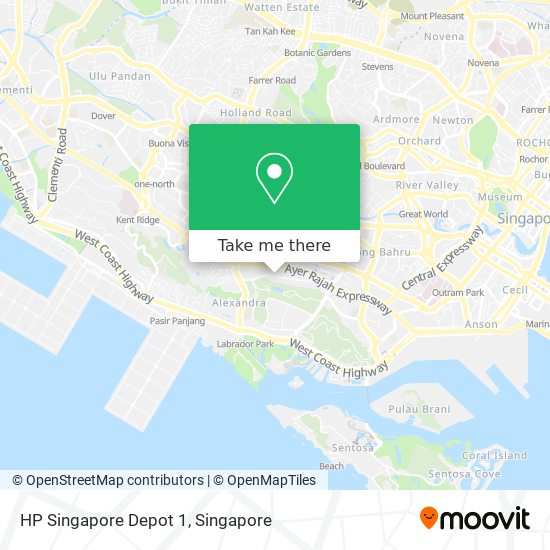 HP Singapore Depot 1 map