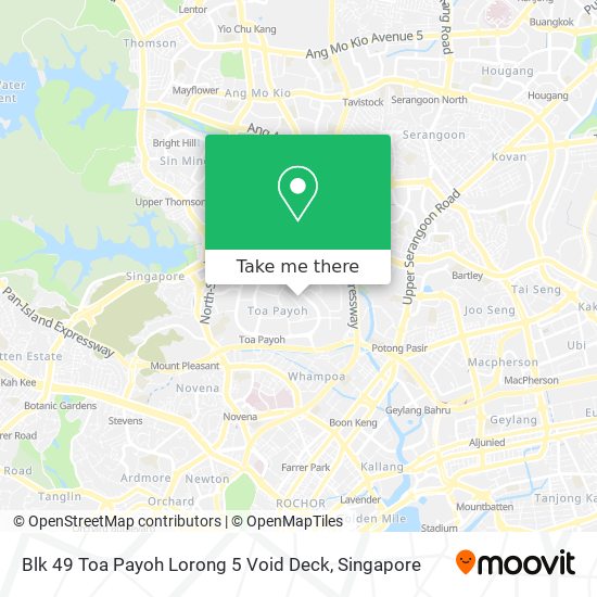 Blk 49 Toa Payoh Lorong 5 Void Deck地图