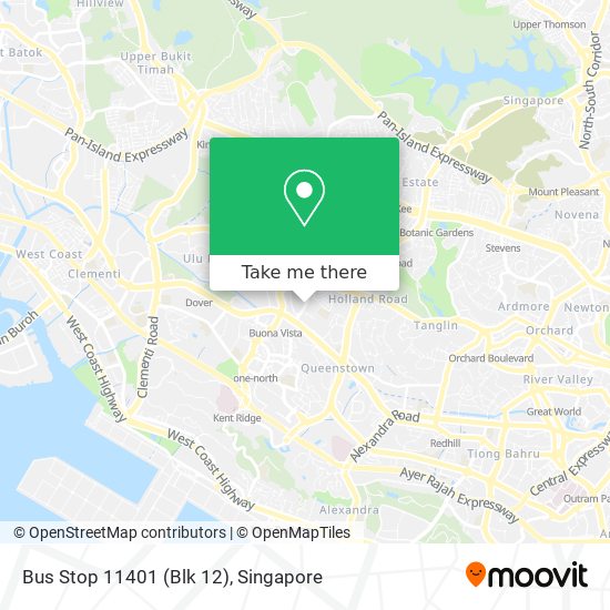 Bus Stop 11401 (Blk 12)地图