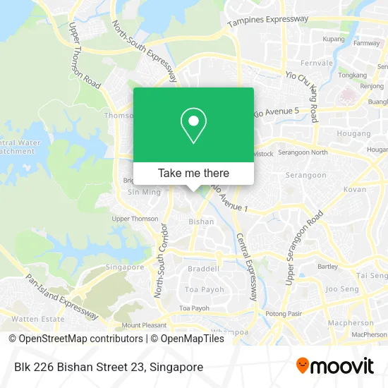 Blk 226 Bishan Street 23地图