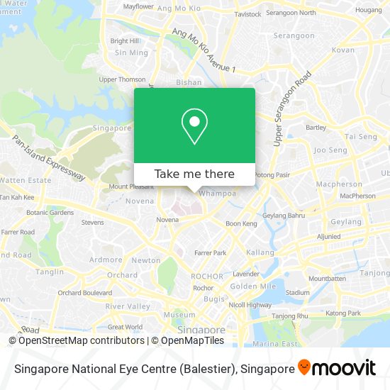 Singapore National Eye Centre (Balestier) map