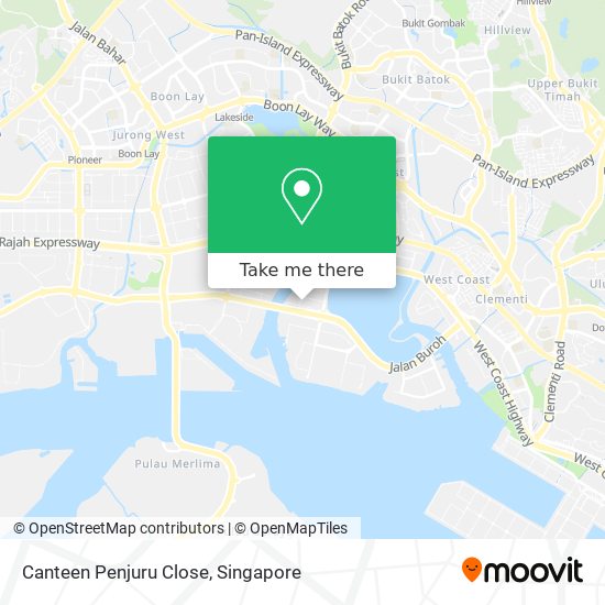 Canteen Penjuru Close map