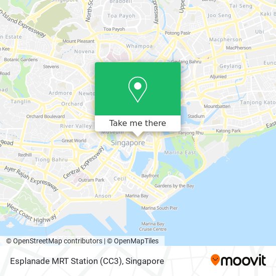 Esplanade MRT Station (CC3)地图