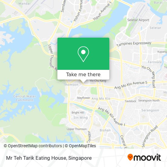 Mr Teh Tarik Eating House map