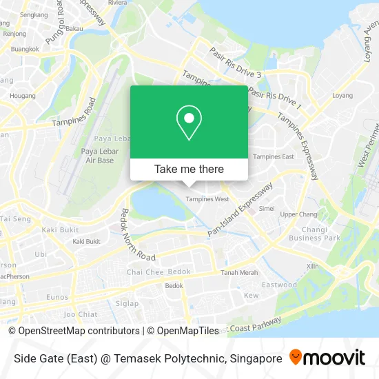 Side Gate (East) @ Temasek Polytechnic map