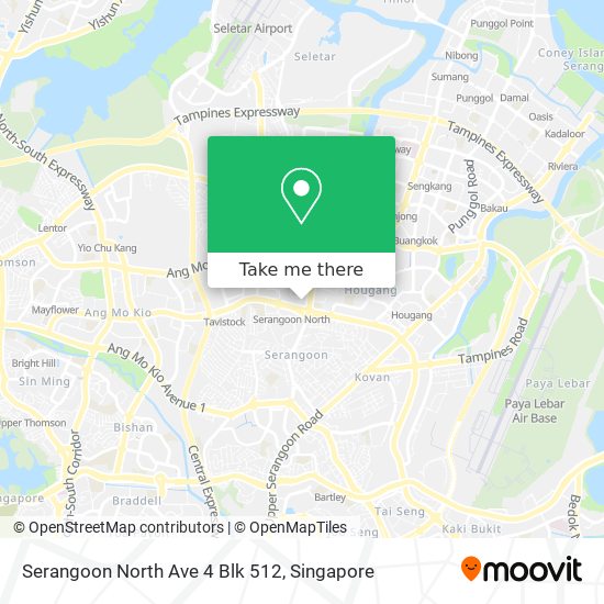 Serangoon North Ave 4 Blk 512地图