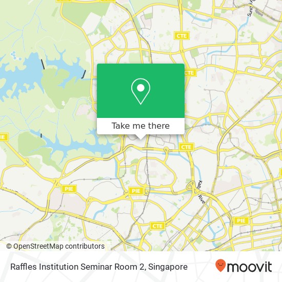 Raffles Institution Seminar Room 2 map