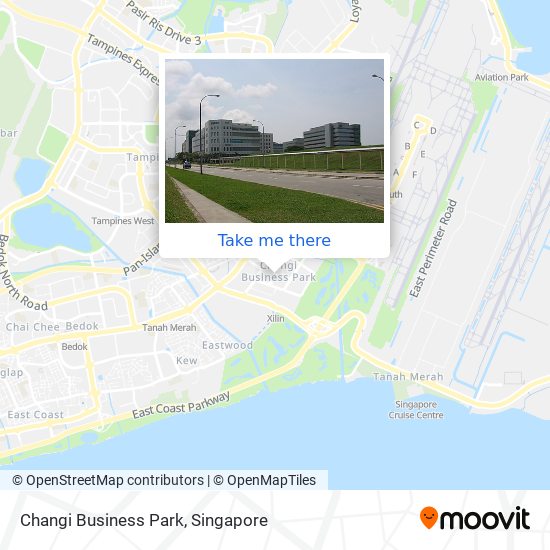 Changi Business Park map