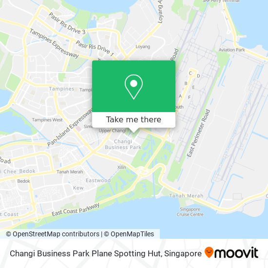 Changi Business Park Plane Spotting Hut地图