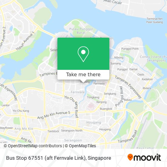 Bus Stop 67551 (aft Fernvale Link)地图