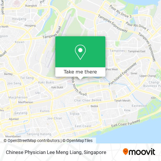 Chinese Physician Lee Meng Liang map