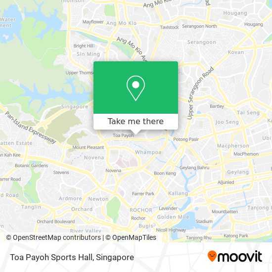 Toa Payoh Sports Hall map