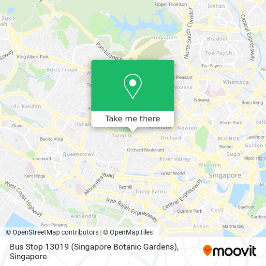 Bus Stop 13019 (Singapore Botanic Gardens)地图