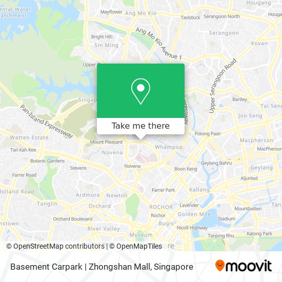 Basement Carpark | Zhongshan Mall地图