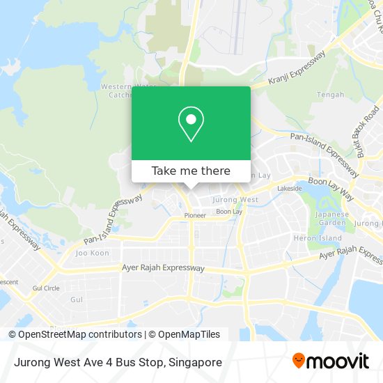 Jurong West Ave 4 Bus Stop地图