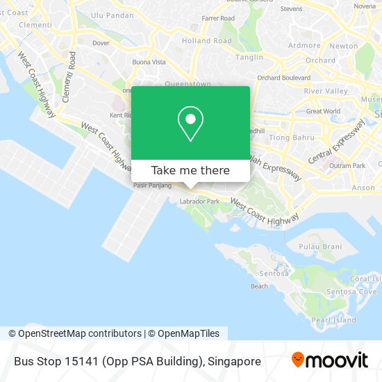 Bus Stop 15141 (Opp PSA Building) map