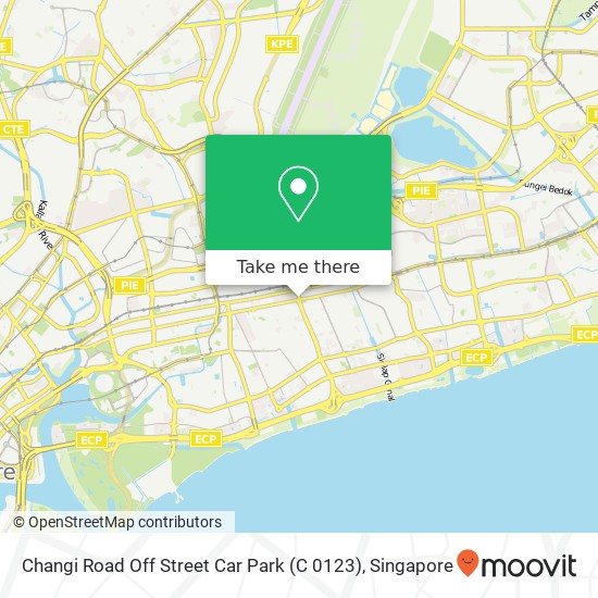 Changi Road Off Street Car Park (C 0123) map