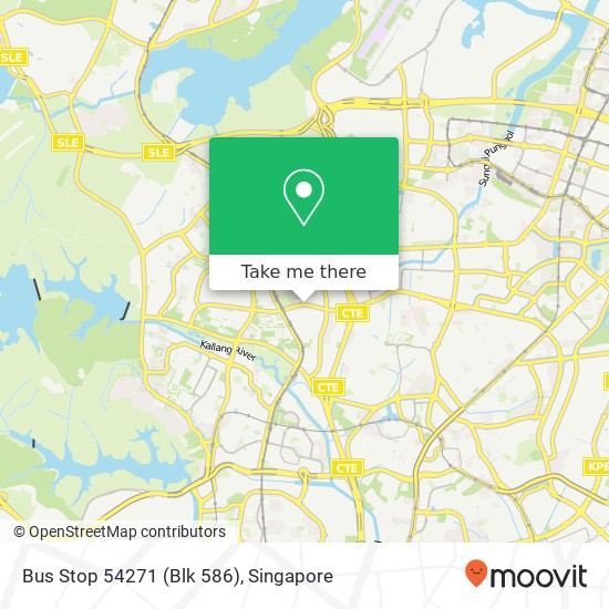 Bus Stop 54271 (Blk 586)地图