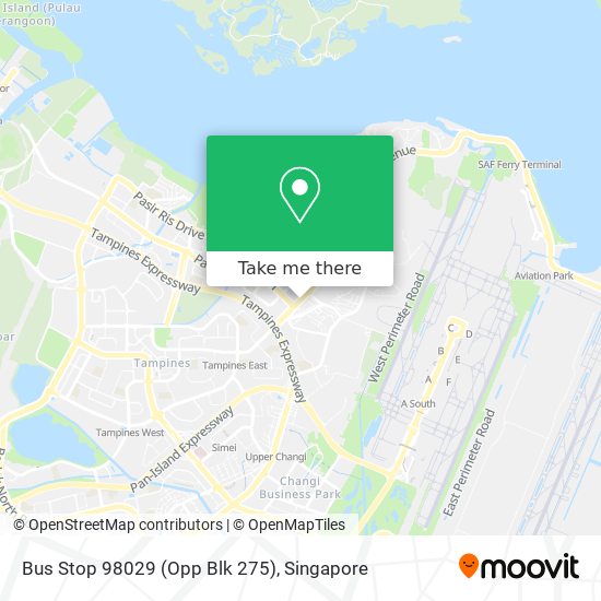 Bus Stop 98029 (Opp Blk 275) map