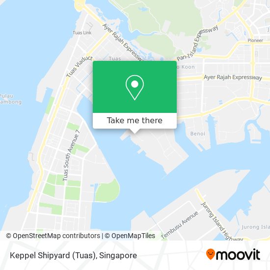 Keppel Shipyard (Tuas) map
