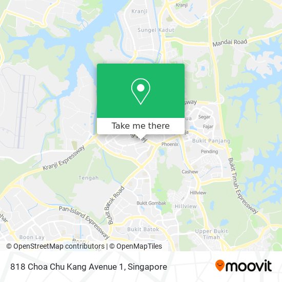 818 Choa Chu Kang Avenue 1 map