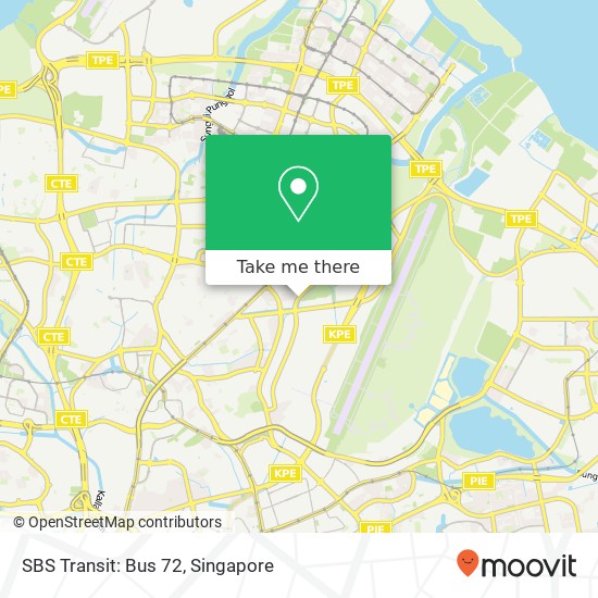 SBS Transit: Bus 72 map