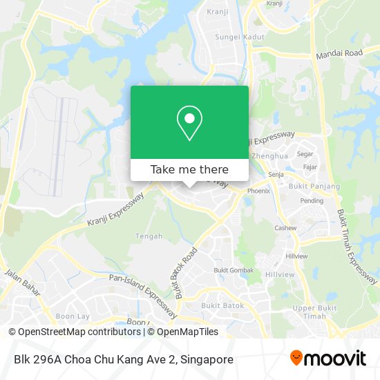 Blk 296A Choa Chu Kang Ave 2 map
