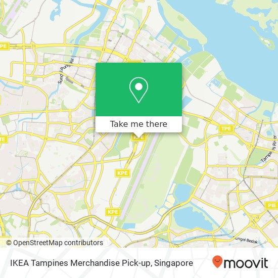 IKEA Tampines Merchandise Pick-up map