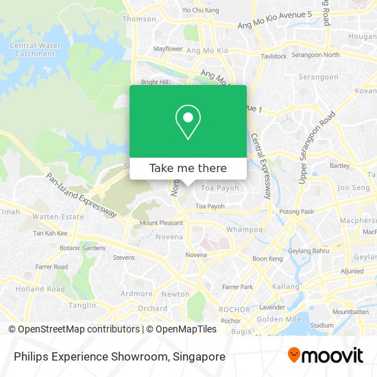Philips Experience Showroom map