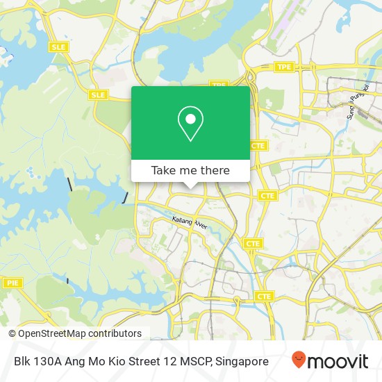 Blk 130A Ang Mo Kio Street 12 MSCP map