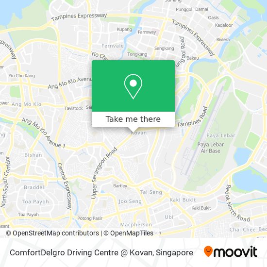 ComfortDelgro Driving Centre @ Kovan map