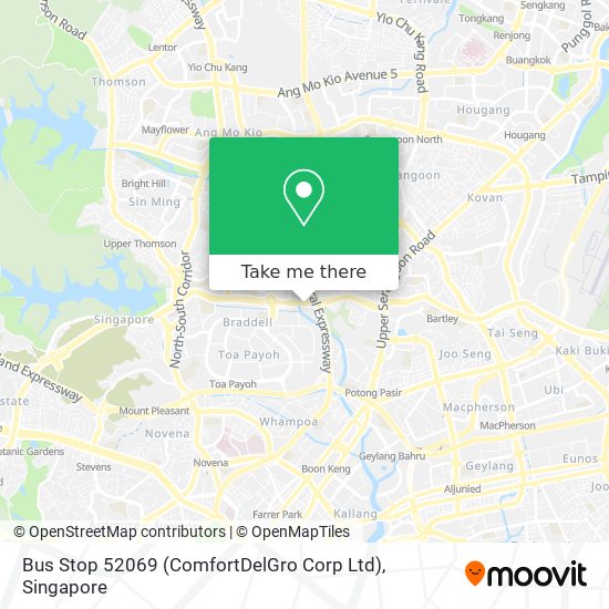 Bus Stop 52069 (ComfortDelGro Corp Ltd)地图